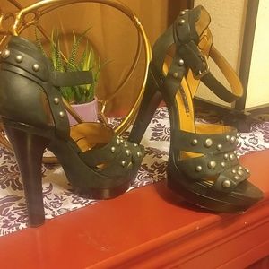 Ralph Lauren Purple Label Vachetta Leather heels